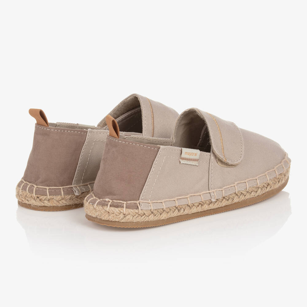 Mayoral-Teen Boys Beige Canvas Espadrilles | Childrensalon Outlet