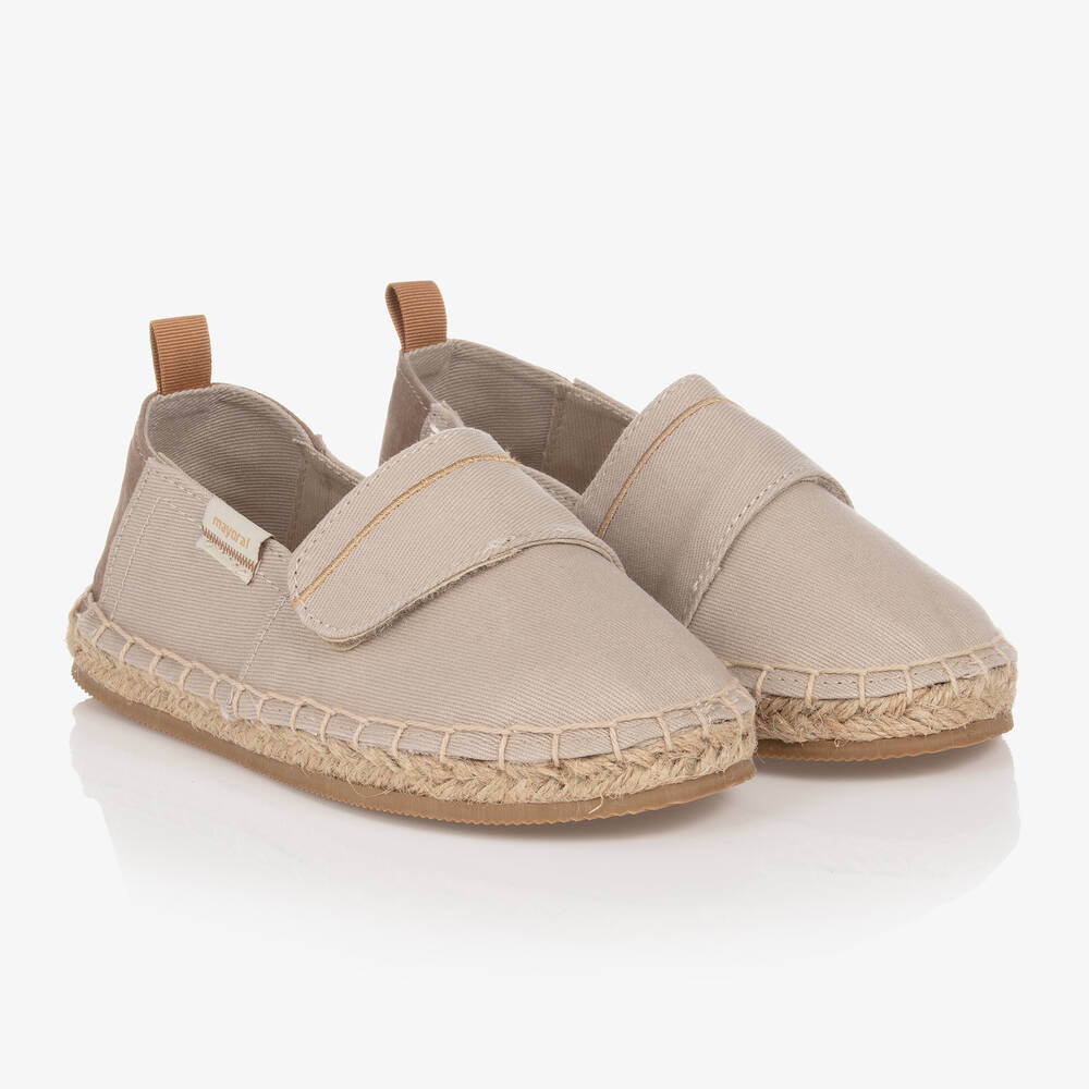 Mayoral Teen Boys Beige Canvas Espadrilles Childrensalon Outlet