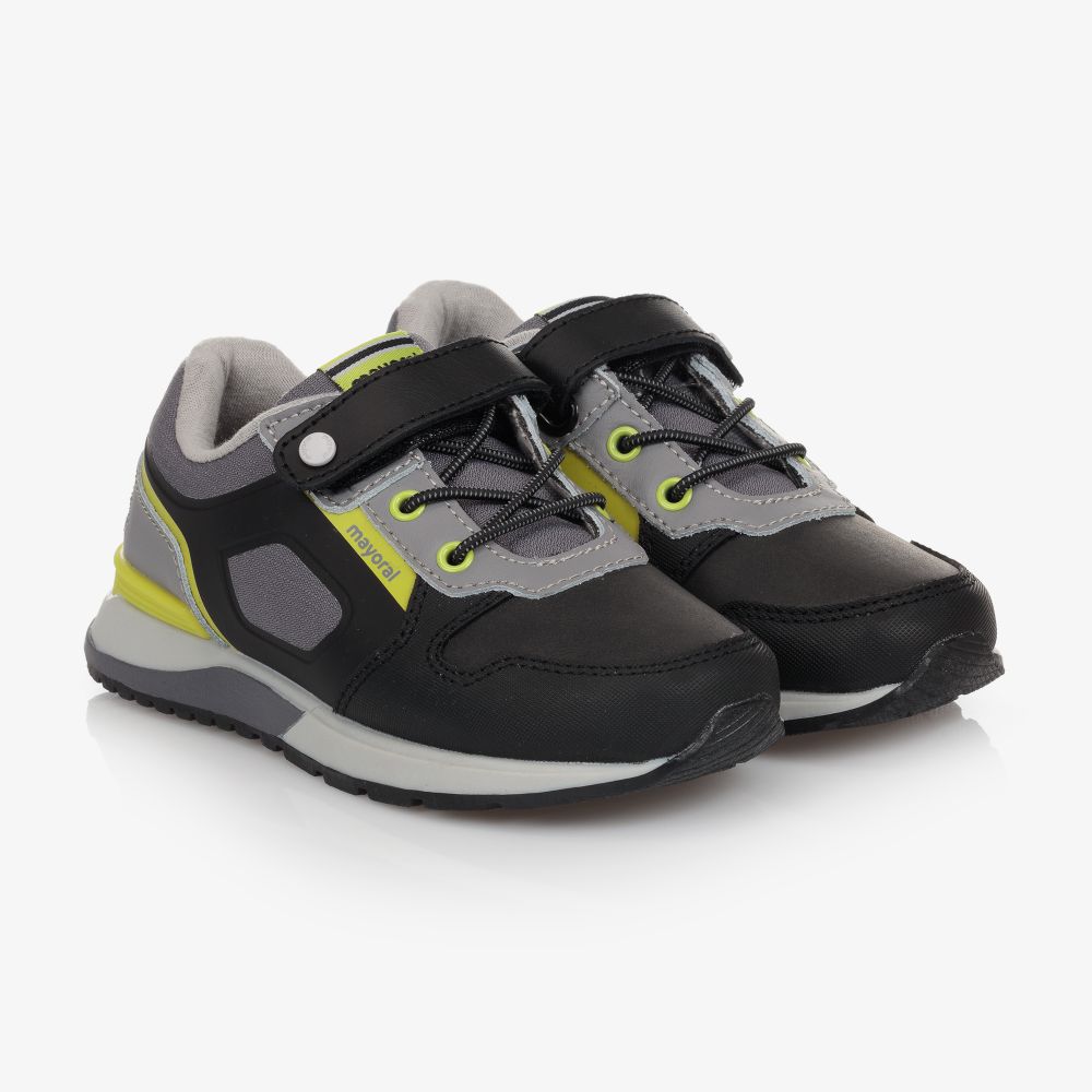 Mayoral - Teen Boys Black Trainers | Childrensalon