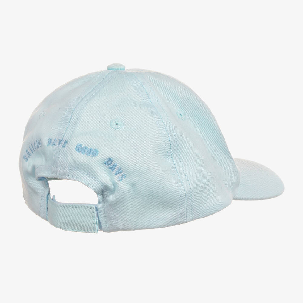 Mayoral-Teen Boys Blue Cotton Sailing Cap | Childrensalon Outlet