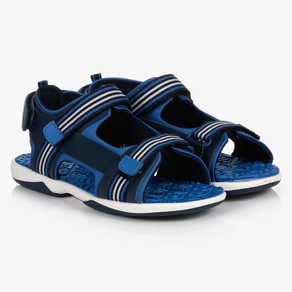 Mayoral Teen Boys Blue Strap Sandals Childrensalon Outlet