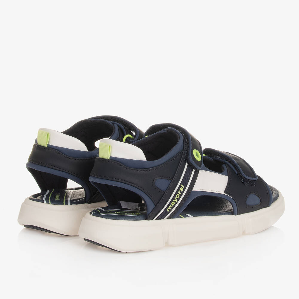 Mayoral-صندل بشريط لاصق لون كحلي للمراهقين | Childrensalon Outlet