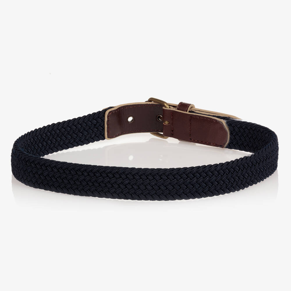 Mayoral-Teen Boys Blue Woven Belt | Childrensalon Outlet