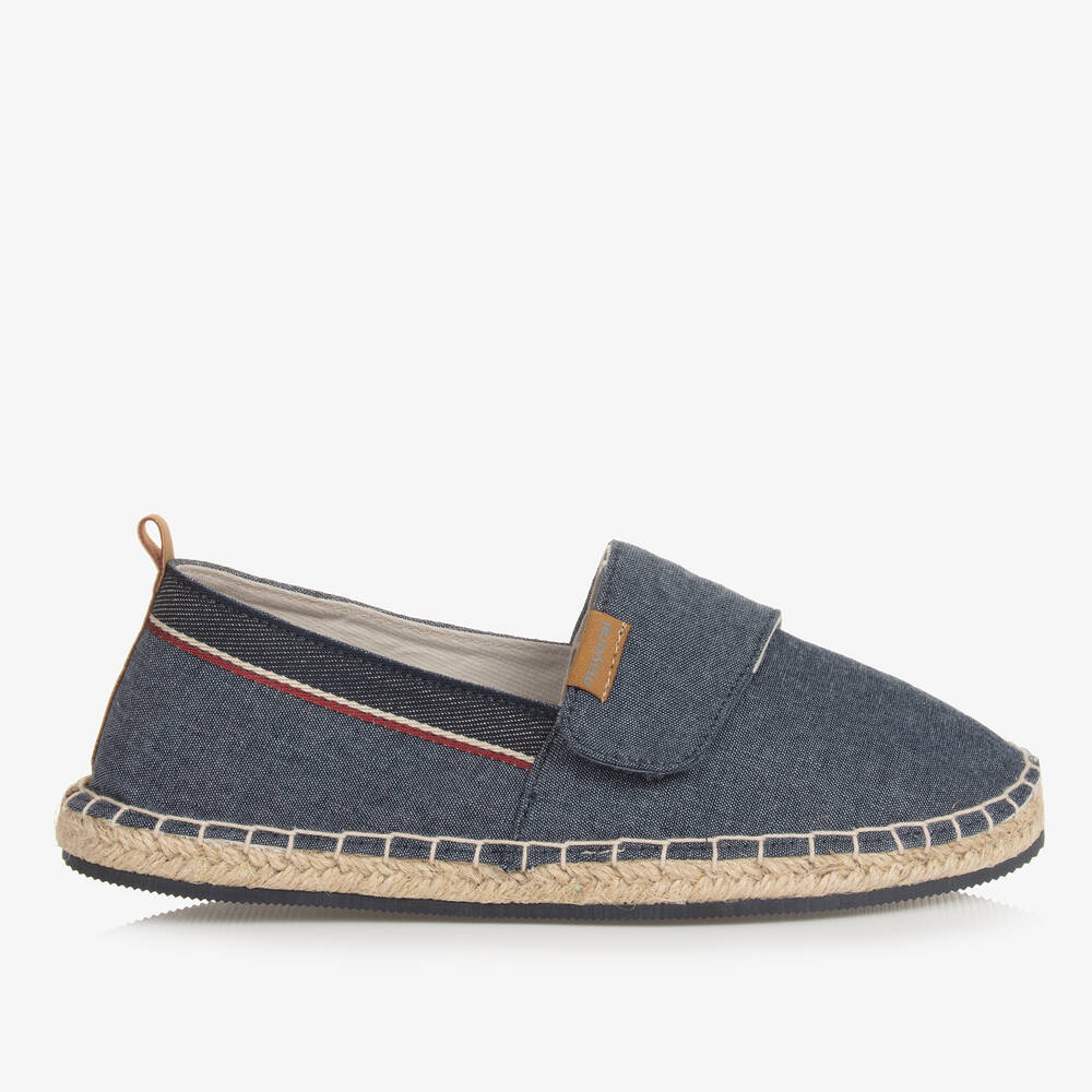 Mayoral-Teen Boys Blue Woven Espadrilles | Childrensalon Outlet