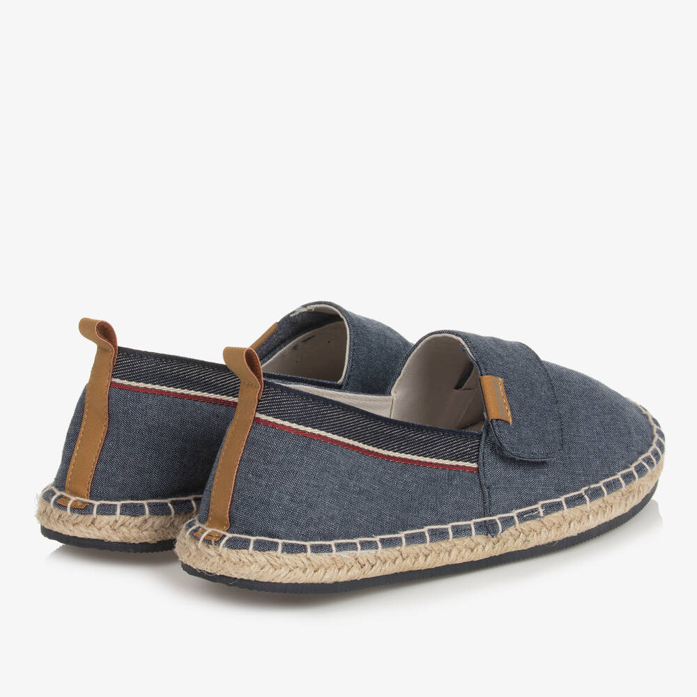 Mayoral-Teen Boys Blue Woven Espadrilles | Childrensalon Outlet