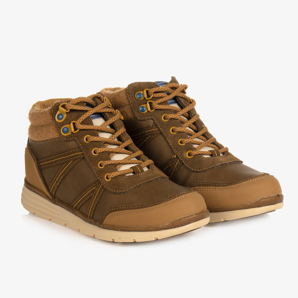 Mayoral - Teen Boys Brown Suede Boots | Childrensalon