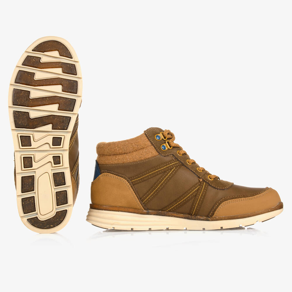 Mayoral-Teen Boys Brown Suede Boots | Childrensalon Outlet