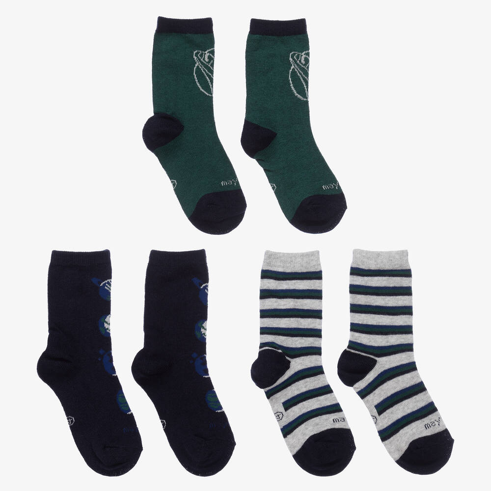 Mayoral - Chaussettes coton ado garçon x3 | Childrensalon