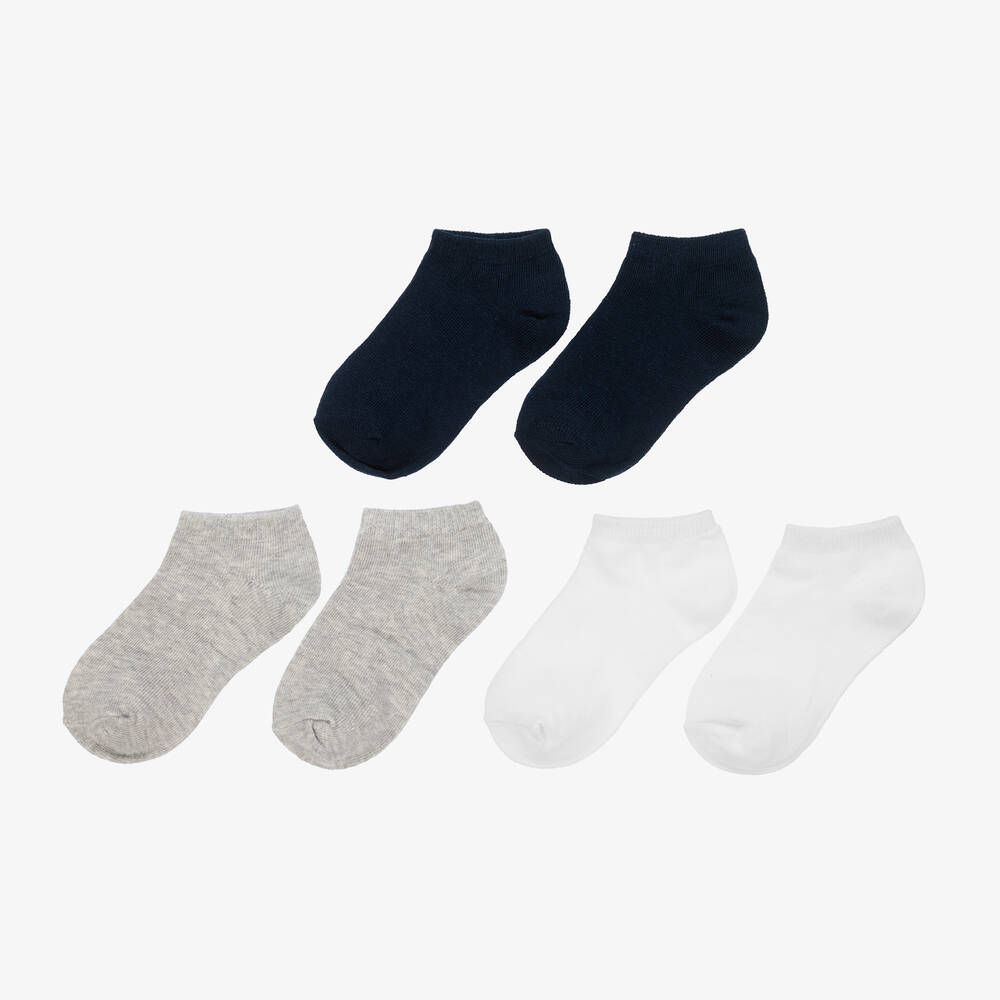 Chaussettes coton ado garçon (x3)