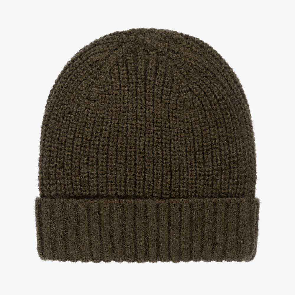 Boys green bobble hat outlet