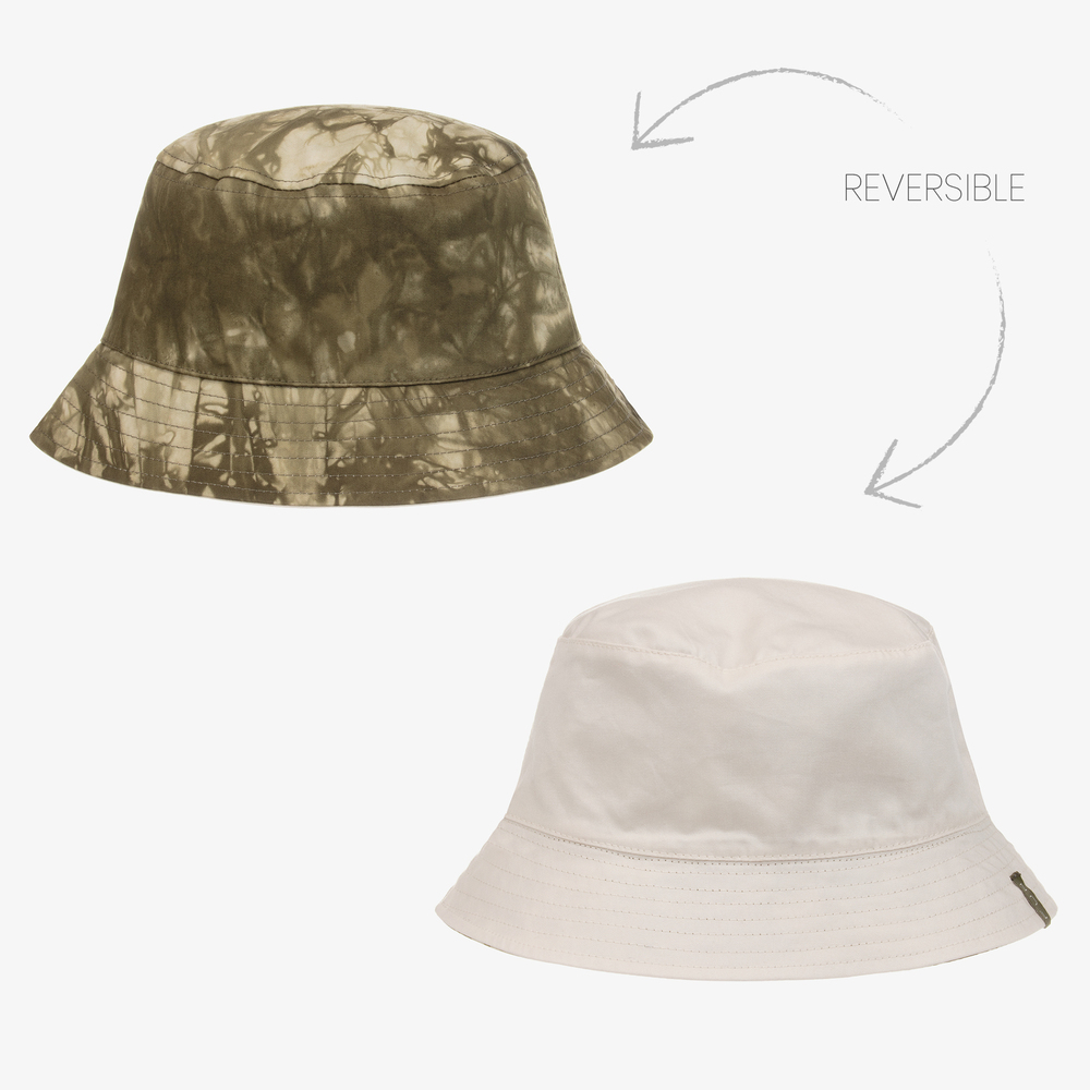 Mayoral-Teen Boys Green Bucket Hat | Childrensalon Outlet