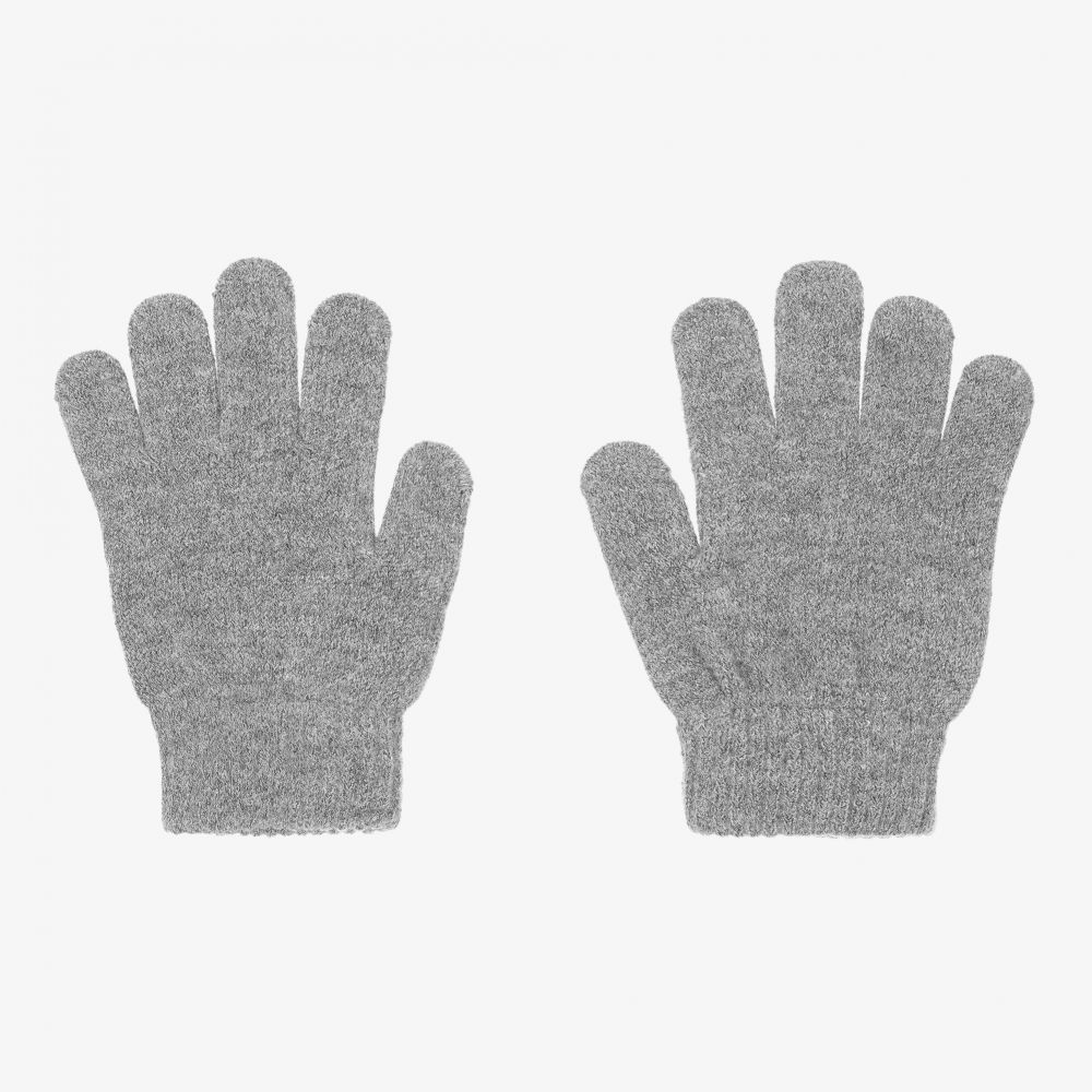 Mayoral - Teen Boys Grey Knitted Gloves | Childrensalon