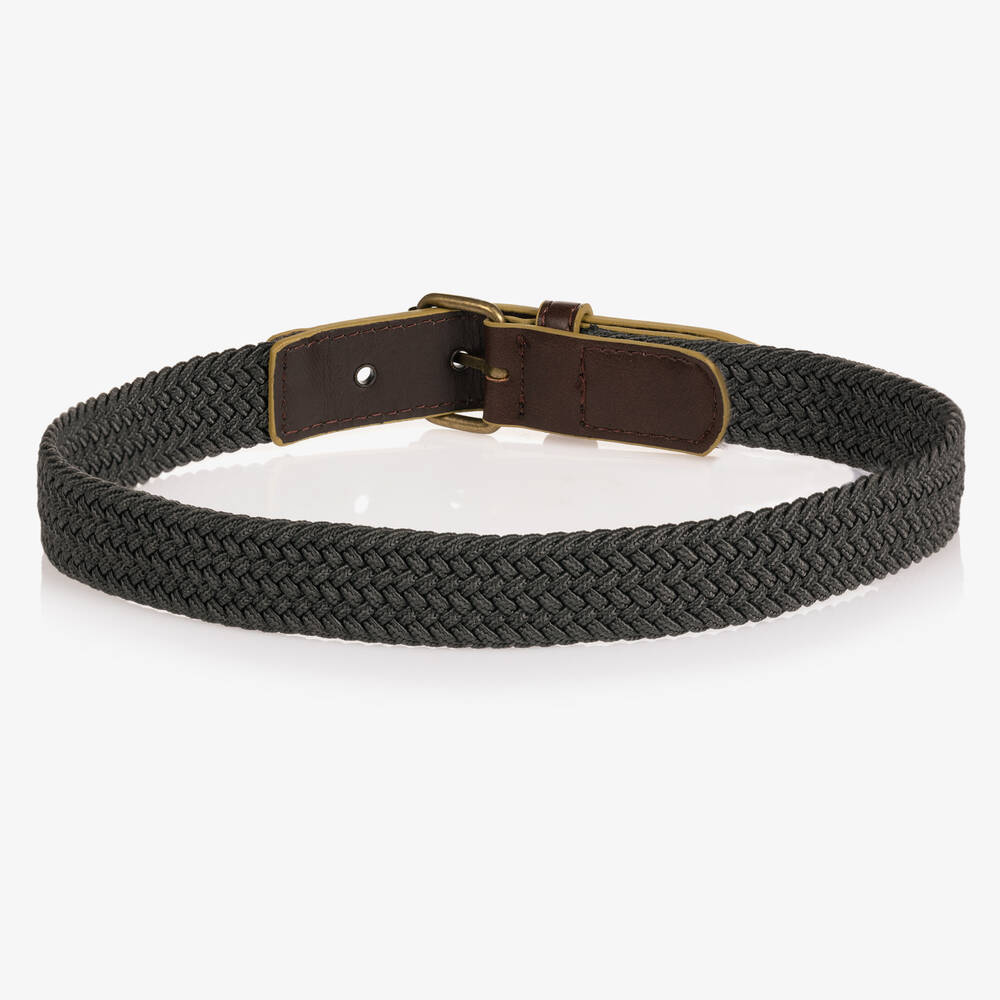 Mayoral-Teen Boys Grey Woven Belt | Childrensalon Outlet