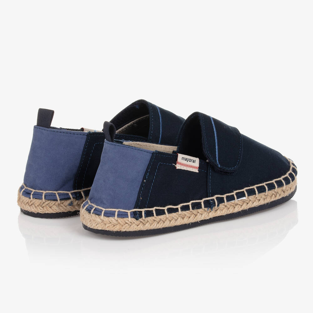 Mayoral-Teen Boys Navy Blue Canvas Espadrilles | Childrensalon Outlet