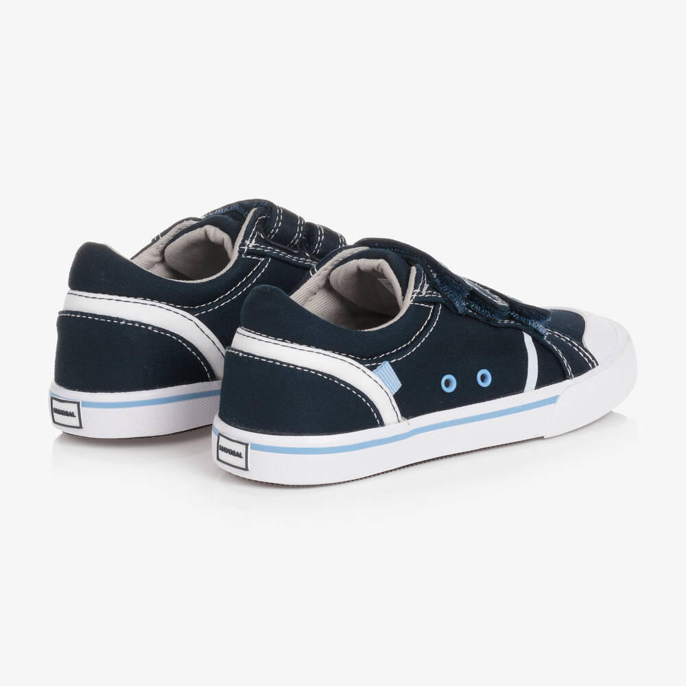 Boys navy canvas shoes online