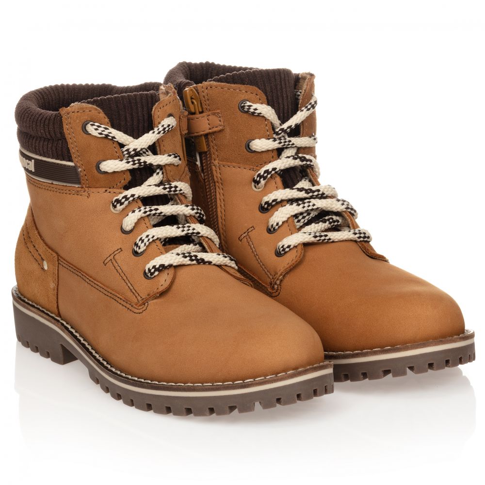 Mayoral - Teen Brown Lace-Up Boots | Childrensalon