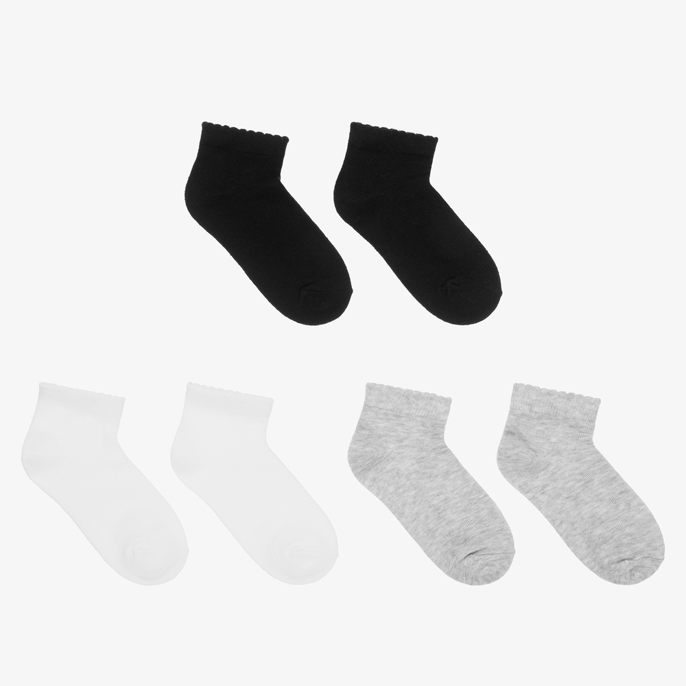 Mayoral - Teen Cotton Socks (3 Pack) | Childrensalon Outlet