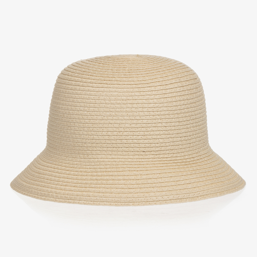 Mayoral-Teen Girls Beige Straw Hat | Childrensalon Outlet