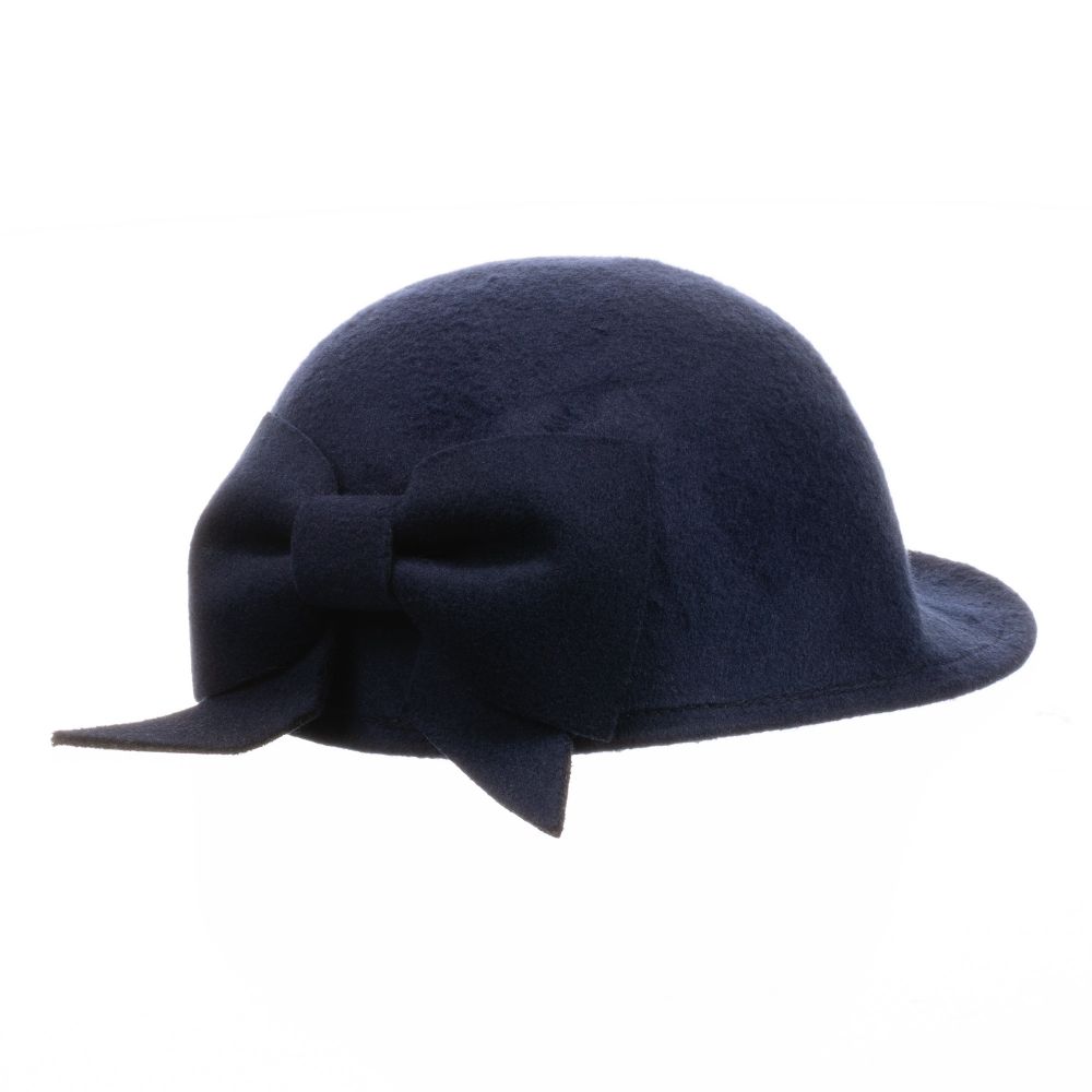 Mayoral - Teen Girls Blue Felt Hat | Childrensalon
