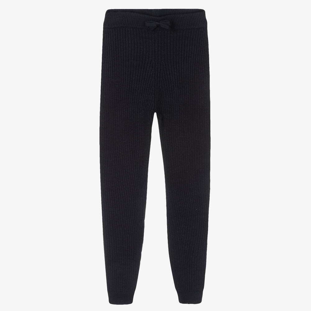 Mayoral-Teen Girls Blue Knit Leggings | Childrensalon Outlet