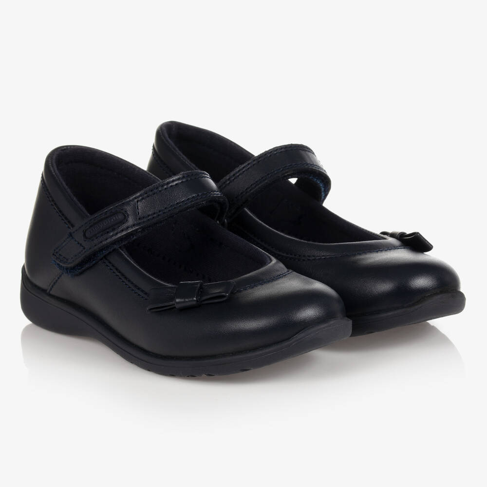 Mayoral - Teen Girls Blue Leather Shoes | Childrensalon