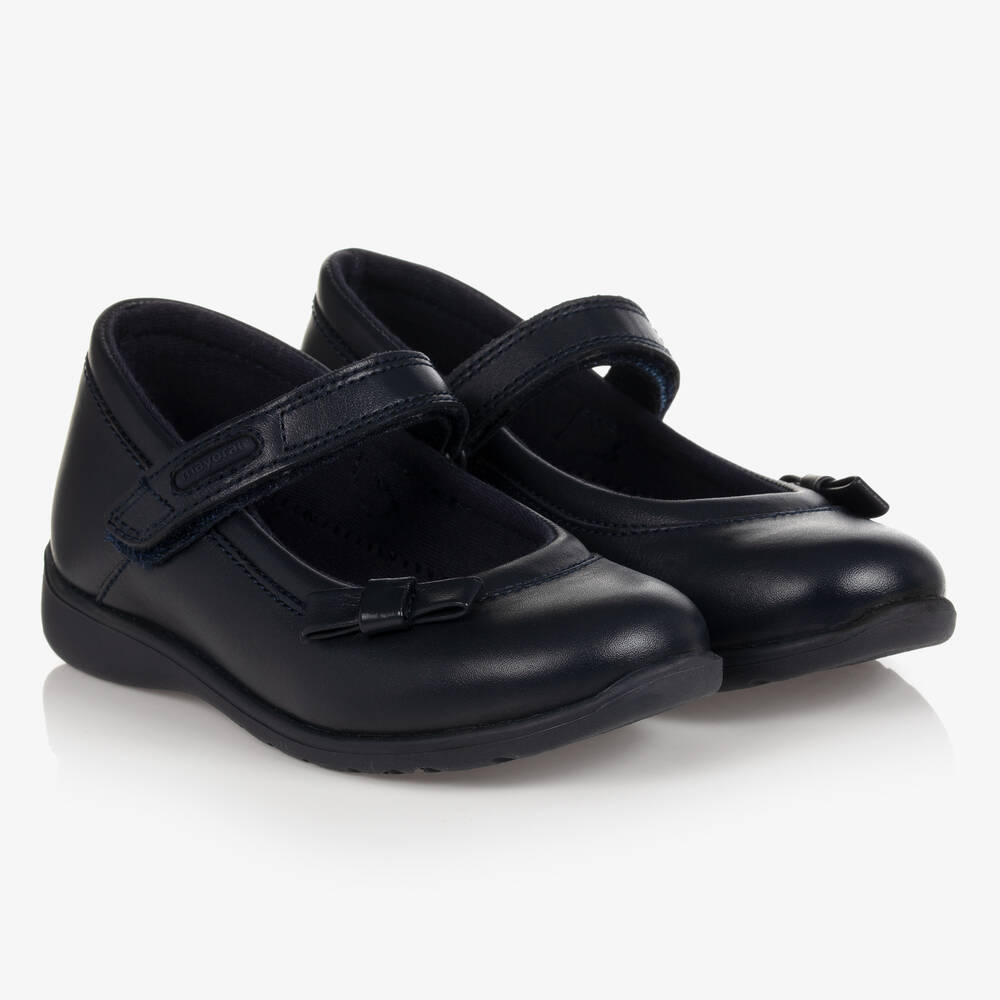 Girls blue school shoes sales
