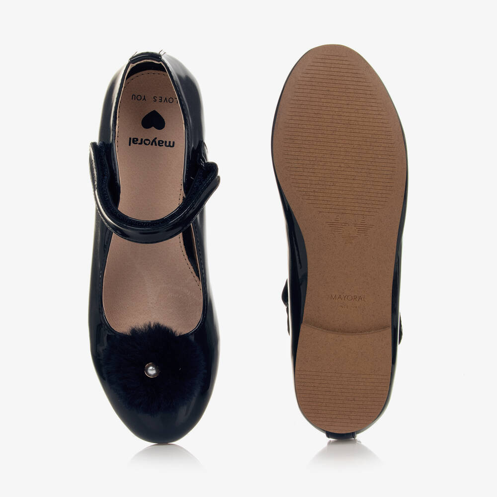 مايورال-حذاء بوم-بوم جلد صناعي لامع كحلي تينز بناتي | Childrensalon Outlet