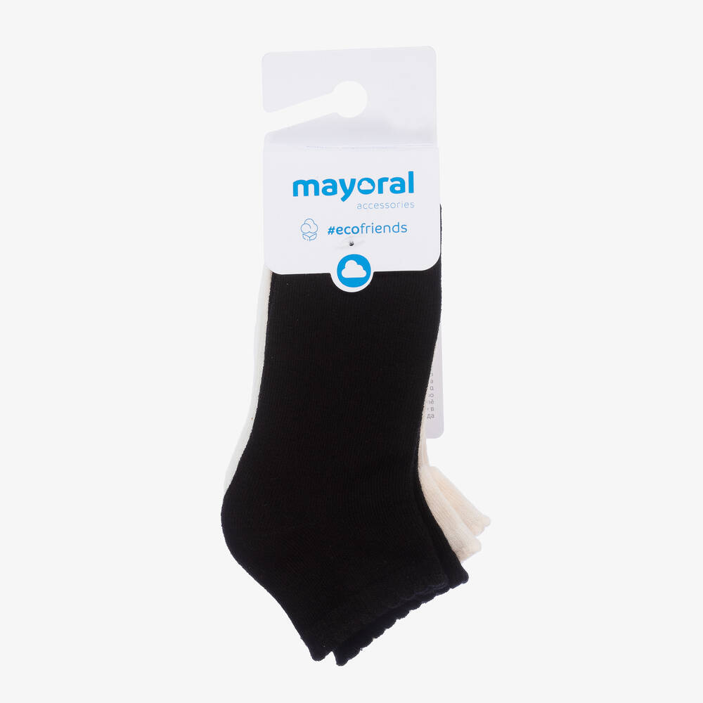 Mayoral - Teen Girls Cotton Socks (3 Pack) | Childrensalon Outlet