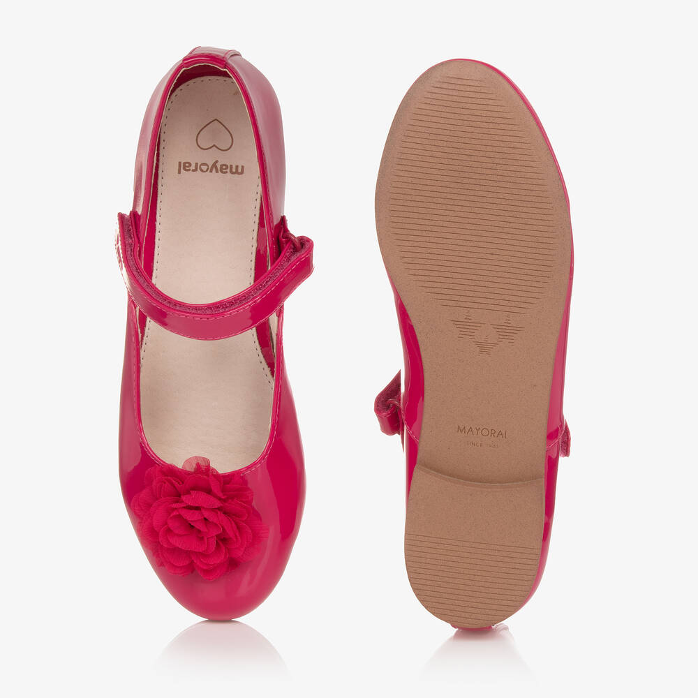 Mayoral-Teen Girls Fuchsia Pink Patent Shoes | Childrensalon Outlet