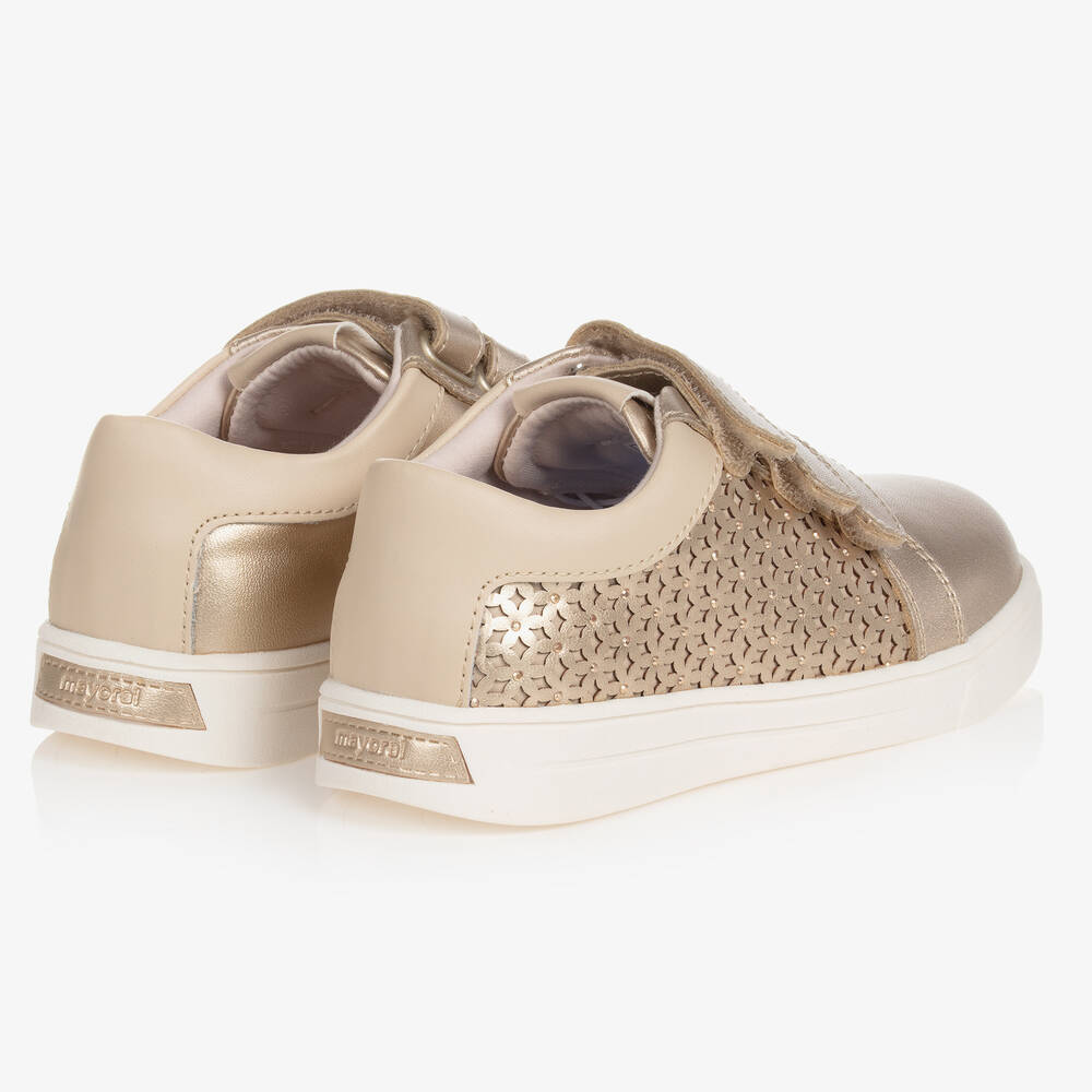 Chaussures dorées fille sales