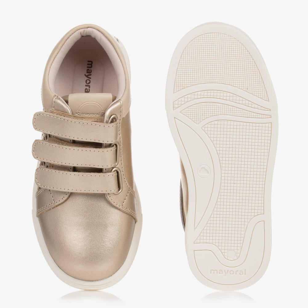 Chaussures dorées fille hotsell