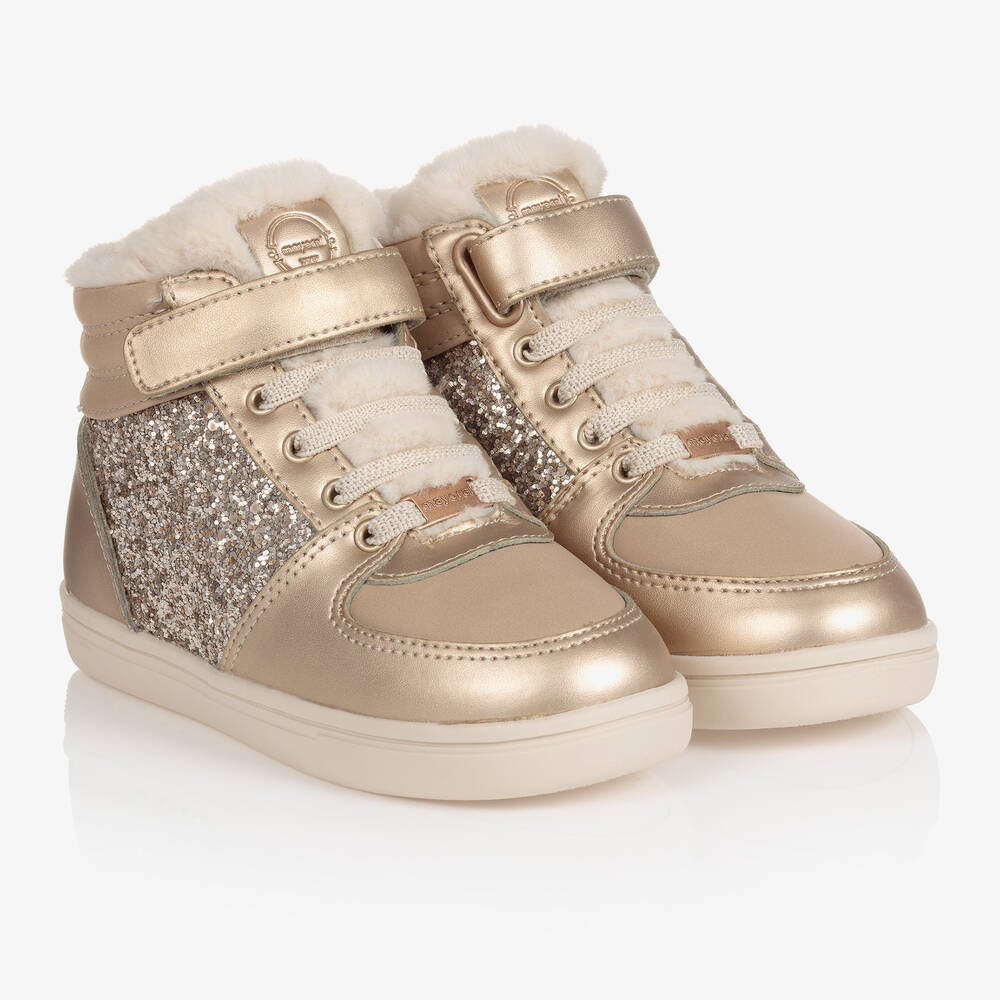 Mayoral - Goldfarbene Teen Sneakers (M) | Childrensalon