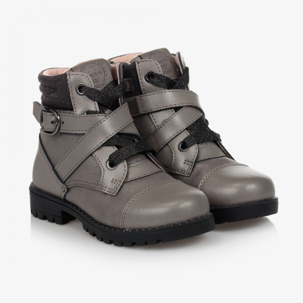 Mayoral - Bottines grises Ado fille | Childrensalon