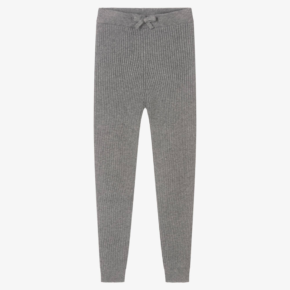 Grey outlet knit leggings