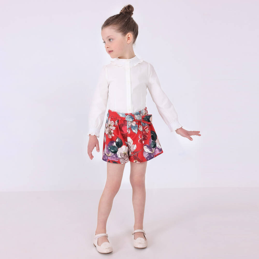 مايورال-حذاء بوم-بوم جلد صناعي لامع عاجي تينز بناتي | Childrensalon Outlet