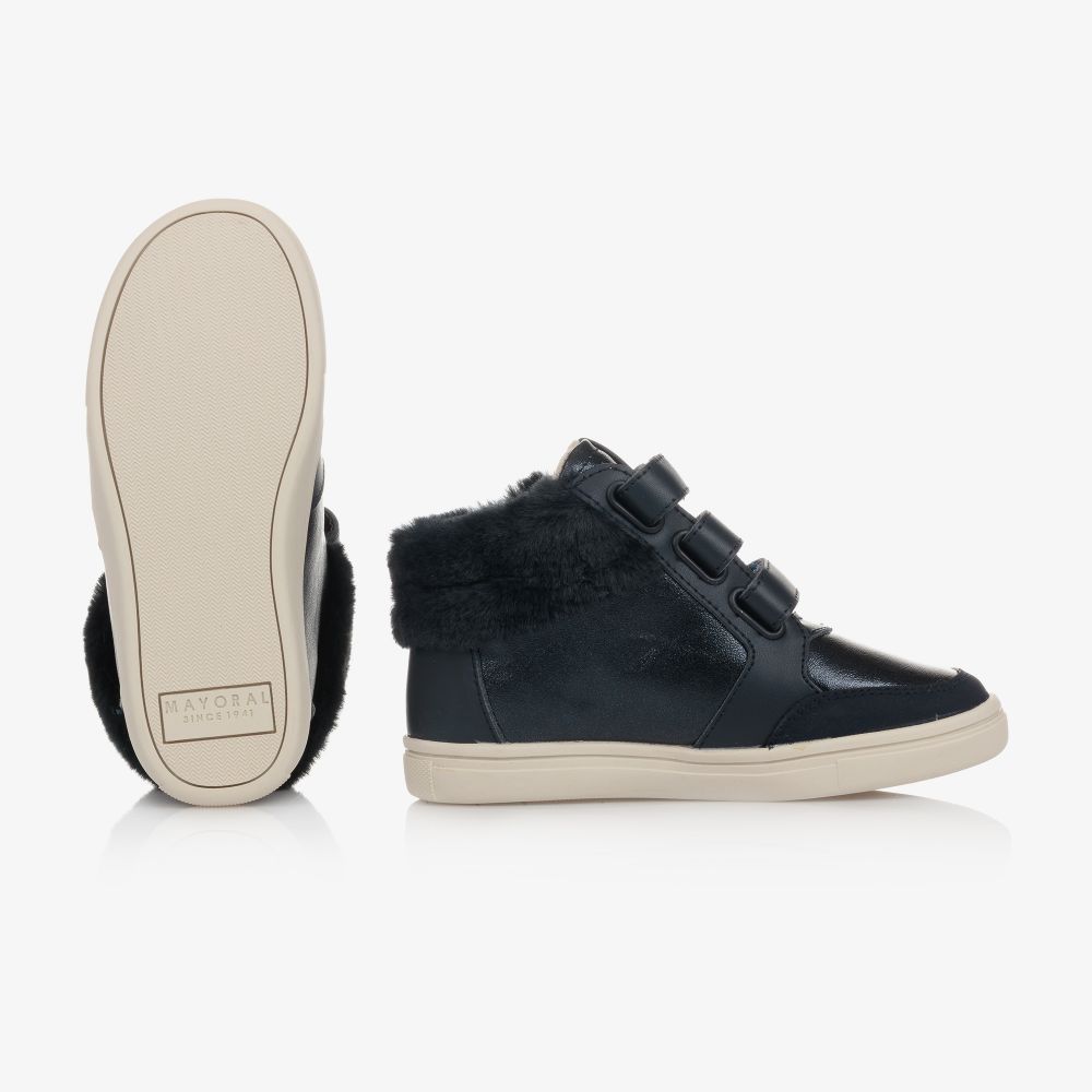 Mayoral-Teen Girls Navy Blue Trainers | Childrensalon Outlet