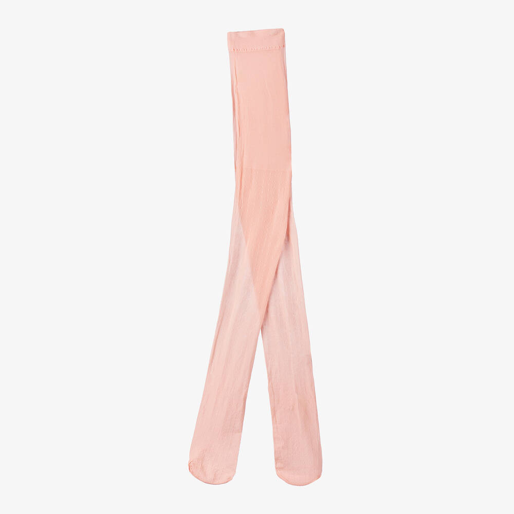 Mayoral-Teen Girls Pink Dot Tights | Childrensalon Outlet