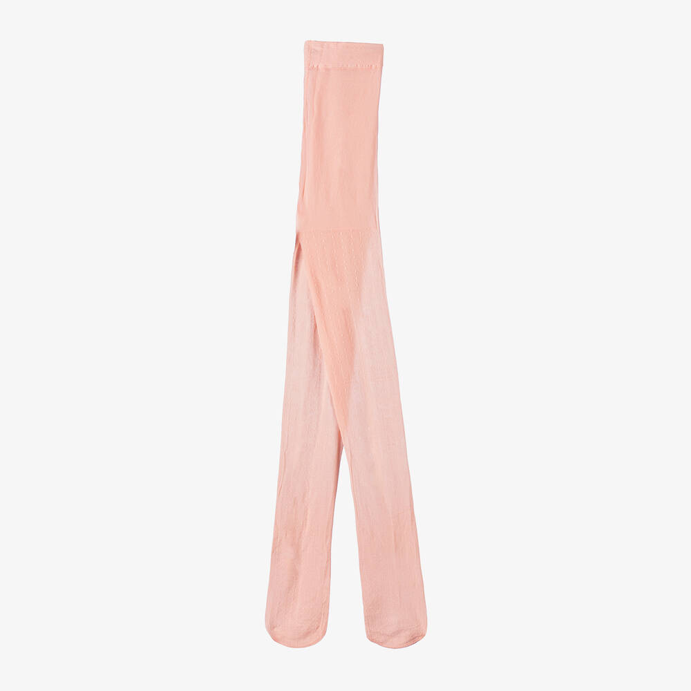 Mayoral-Teen Girls Pink Dot Tights | Childrensalon Outlet