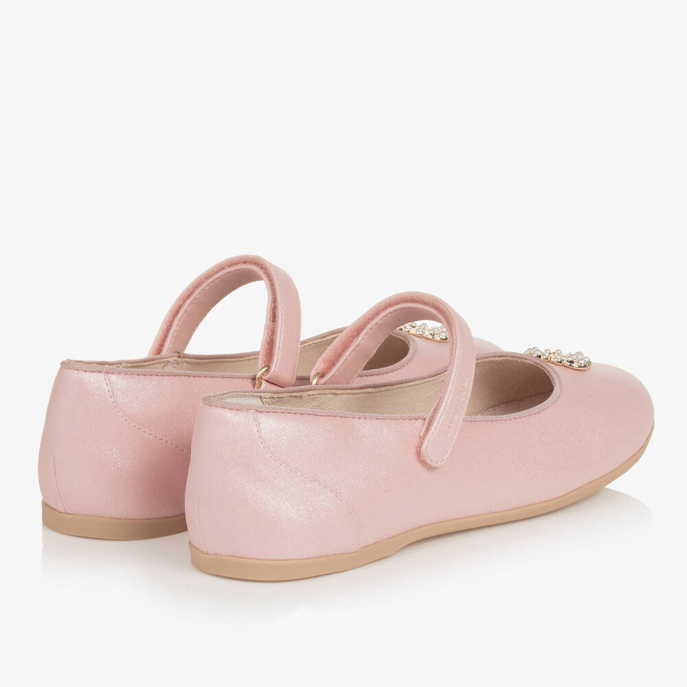Mayoral-Teen Girls Pink Faux Leather Pumps | Childrensalon Outlet
