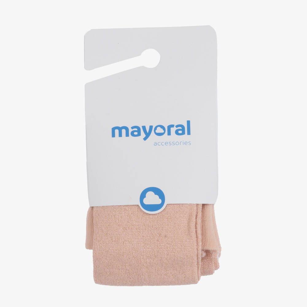 Mayoral-Teen Girls Pink Glitter Tights | Childrensalon Outlet