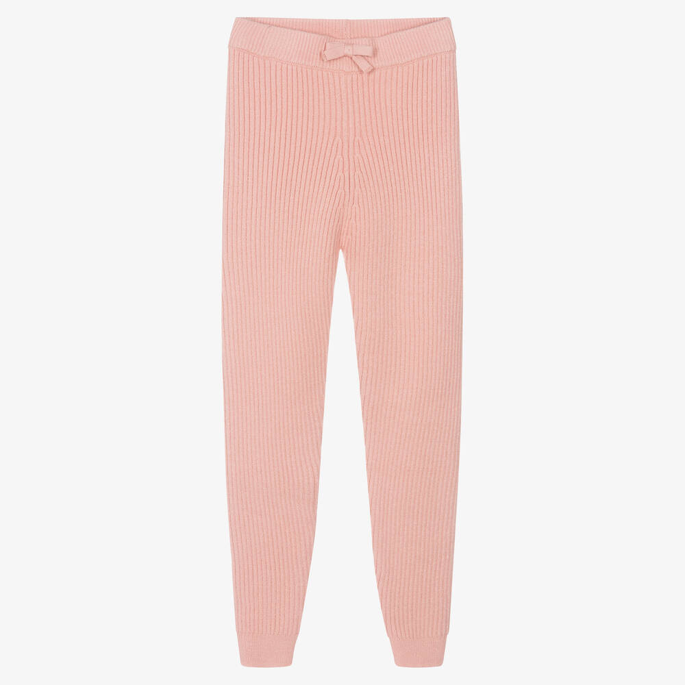 Mayoral - Legging rose en maille Ado | Childrensalon