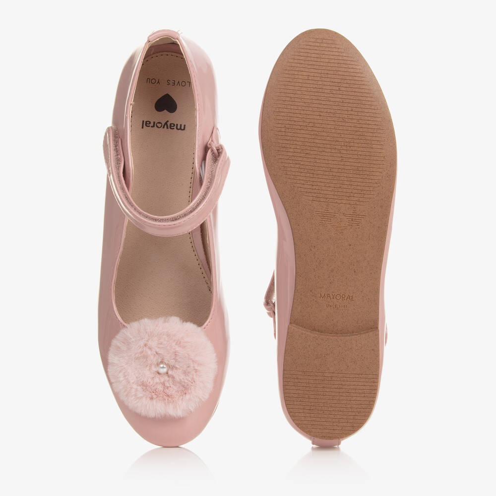 مايورال-حذاء بوم-بوم جلد صناعي لامع زهري تينز بناتي | Childrensalon Outlet