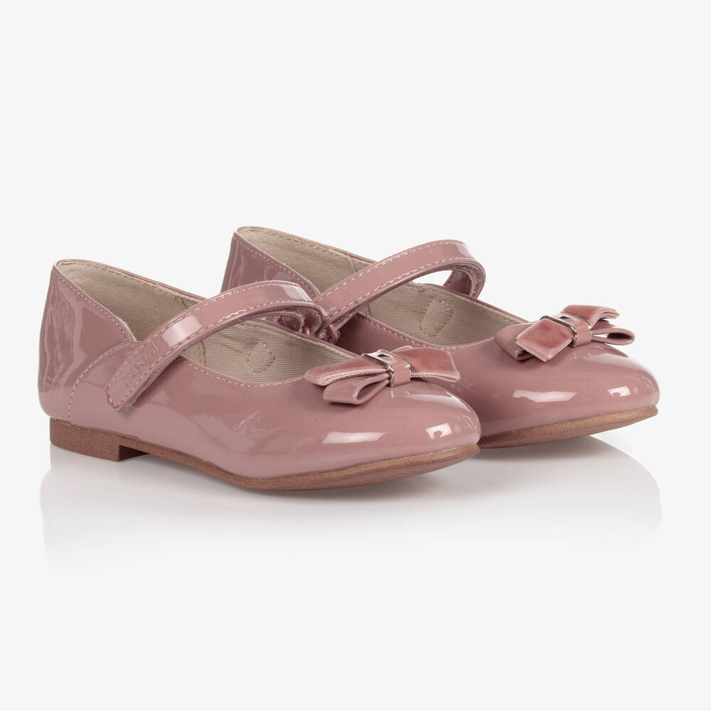 Mayoral - Розовые туфли из лакированной кожи для девочек-подростков | Childrensalon