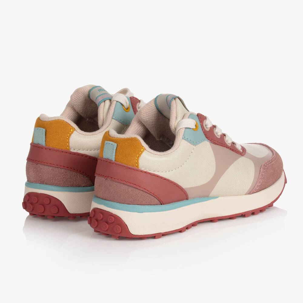 مايورال-ترينرز تينز بناتي جلد صناعي وشامواه لون زهري | Childrensalon Outlet