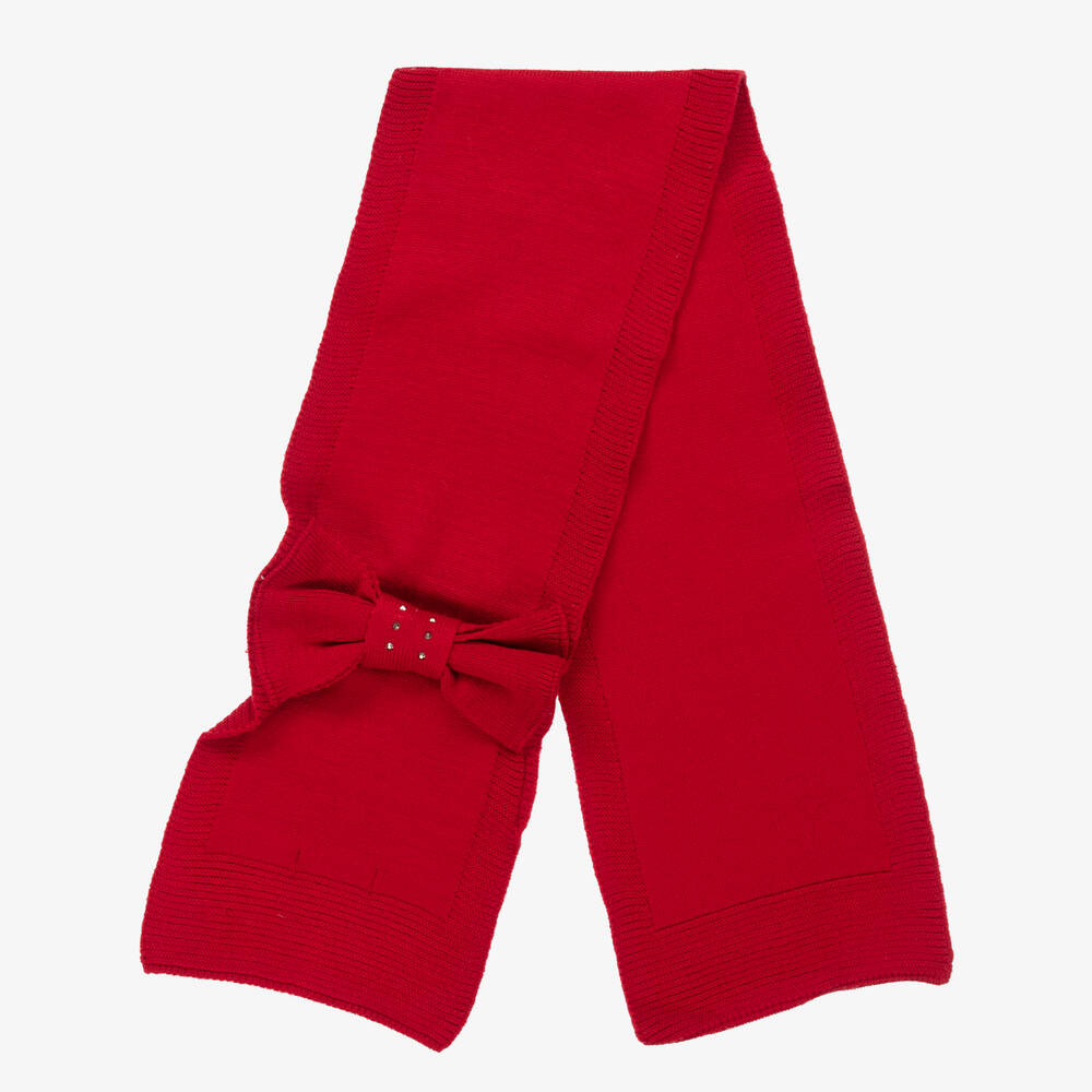 Mayoral-Красная шапка и шарф для подростков | Childrensalon Outlet