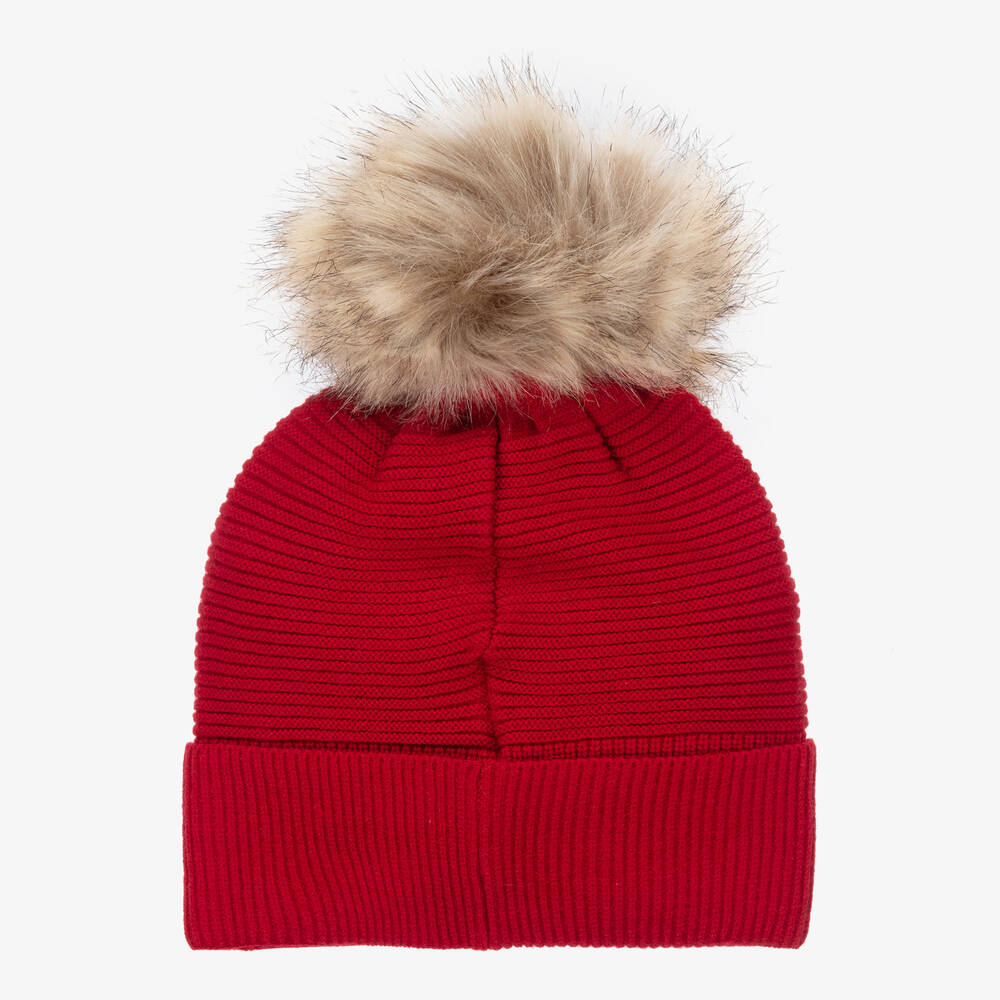 Bonnet rouge fille outlet