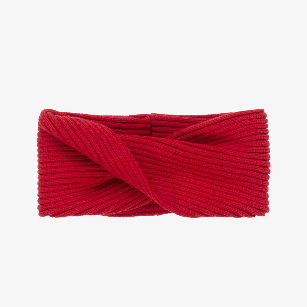 Mayoral-Красный вязаный комплект с шапкой | Childrensalon Outlet