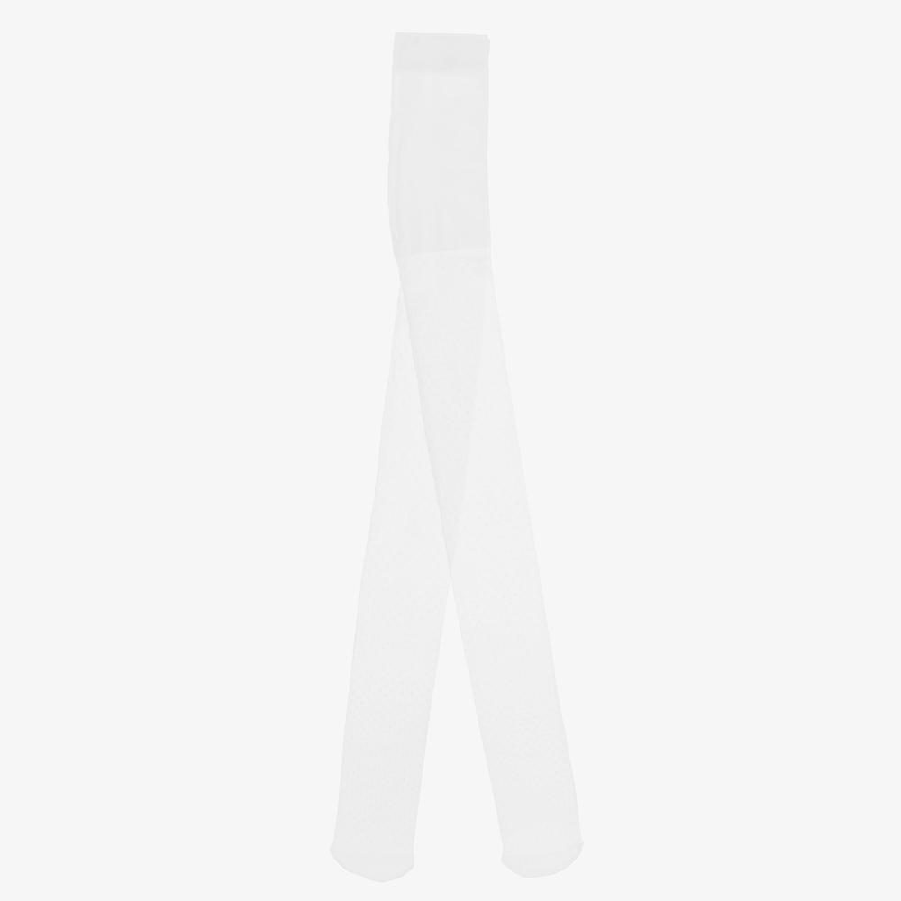 Mayoral-Teen Girls Sheer White Tights | Childrensalon Outlet