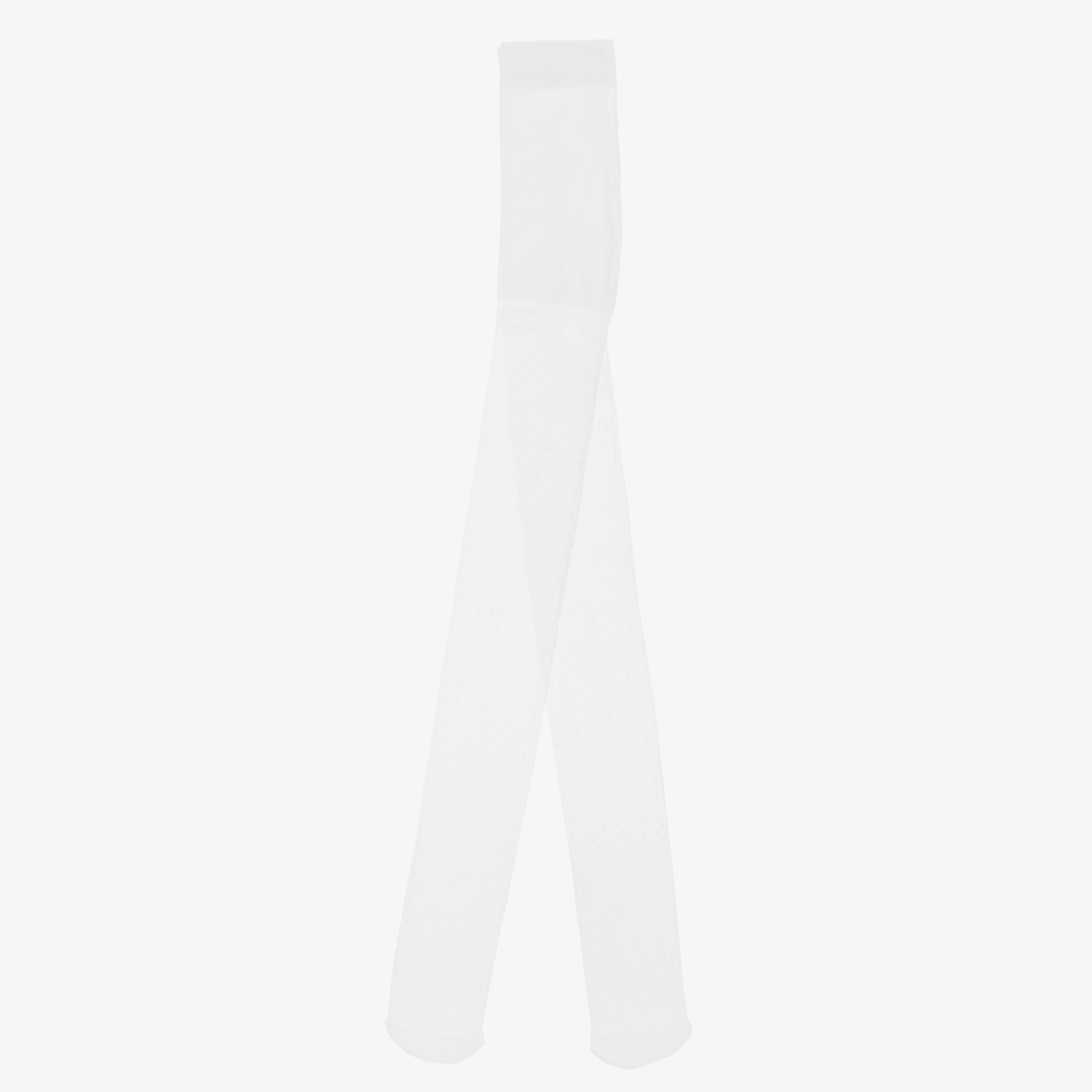 Mayoral-Teen Girls Sheer White Tights | Childrensalon Outlet