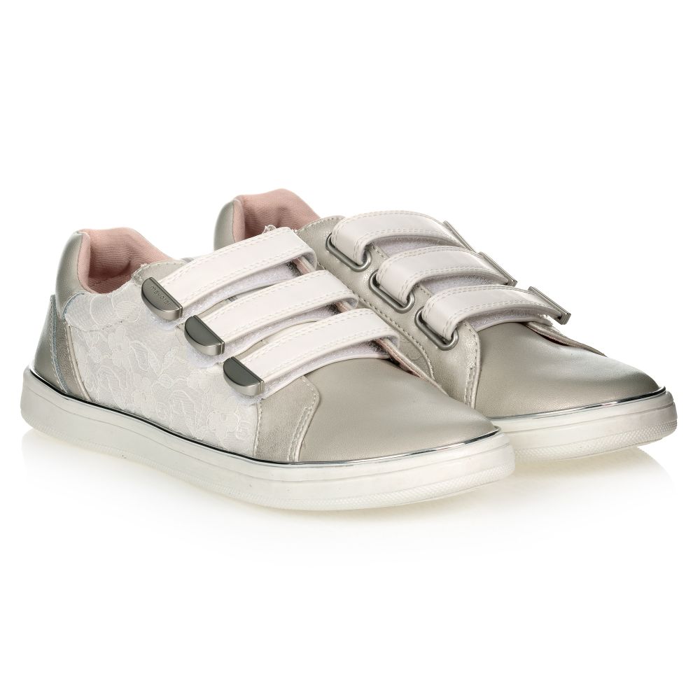 Mayoral - Teen Girls Silver Trainers | Childrensalon